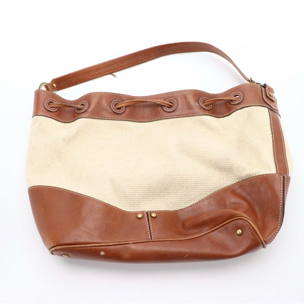 Cole Haan Woven Drawstring Shoulder Bag